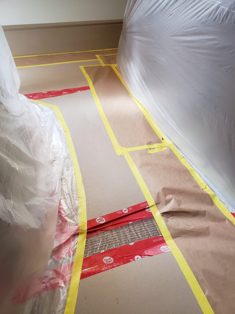 painting covering prep done by Image Line Painting